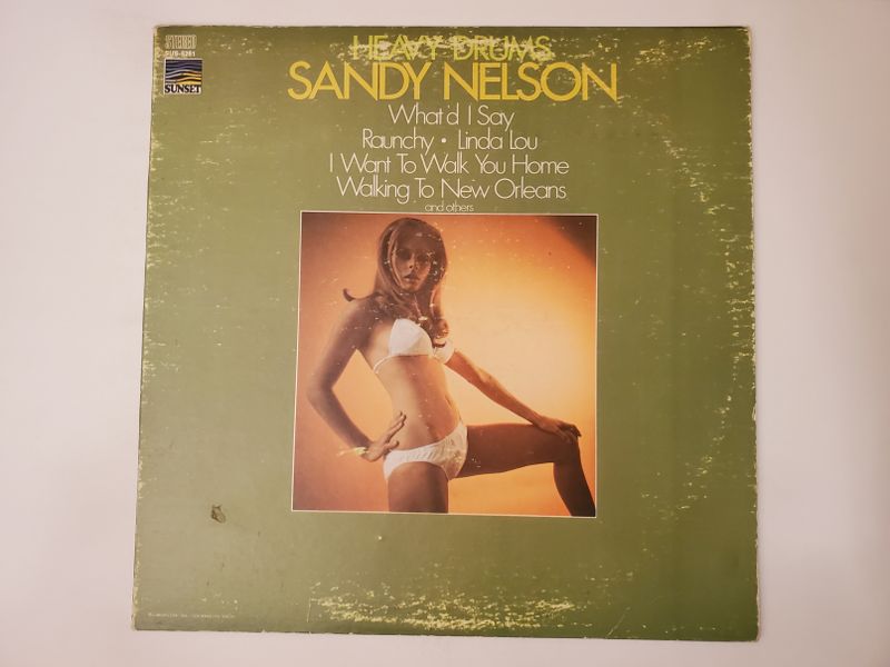 Sandy Nelson Heavy Drums vinyl record